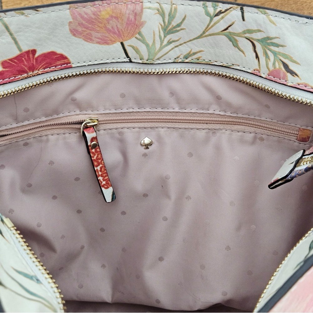 Kate Spade Kingston Drive Blossom Vivian Leather Tote - Picture 8 of 10